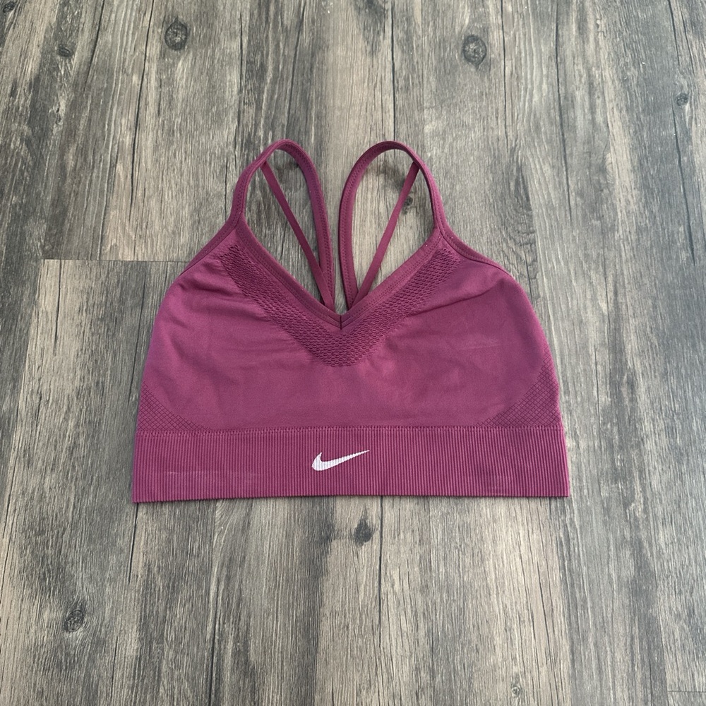 Nike Purple Sports Bra Medium Support